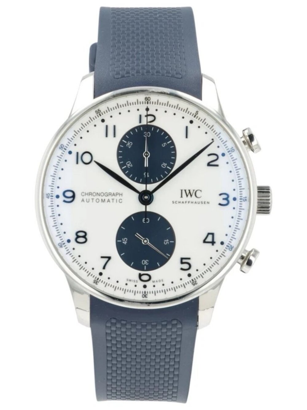 IWC Portugiesser White Dial Stainless Steel 41mm Automatic Men’s Watch IW371620